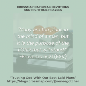 Trusting God with our Best-Laid Plans